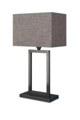 Lampe de table bronze patiné L154 - Lampe de table by Casadisagne