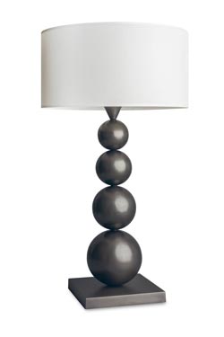 Lampe de table en bronze patiné L155 - Lampe de table by Casadisagne