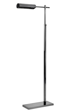 Liseuse orientable métal noir patiné LD63 - Lampadaire by Casadisagne
