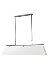 Large white rectangle pendant S17 in patinated bronze - Pendants by Casadisagne