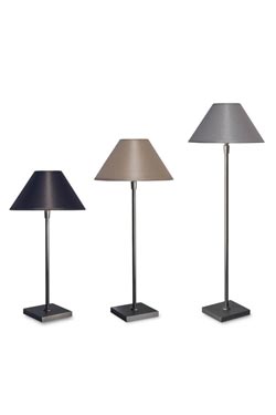 Black lampshade small model table lamp L20 D