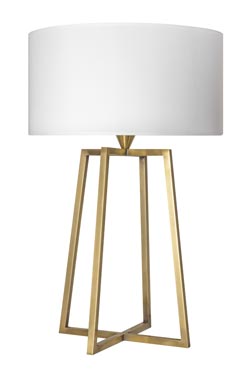 Brass four-legged table lamp L176 - Table lamps by Casadisagne