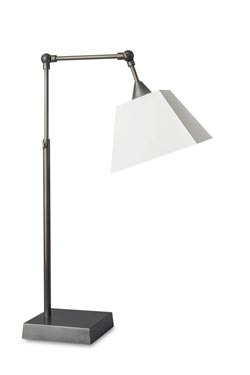 Bronze patina table lamp with telescopic and articulated stem L88 - Table lamps by Casadisagne
