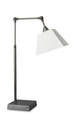 Bronze patina table lamp with telescopic and articulated stem L88 - Table lamps by Casadisagne