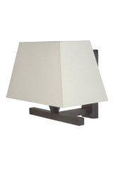 Black square tube wall light AL006 - Wall lights by Casadisagne