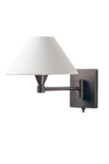Wall lamp white shade and switch AL250 - Wall lights by Casadisagne
