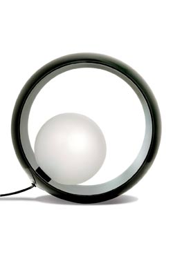 Okio lampe de table en verre triplex noir - Lampe de table by Concept Verre