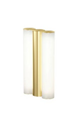 Applique de salle de bain en laiton satiné 2 lumières Gamma - Applique by CVL Luminaires