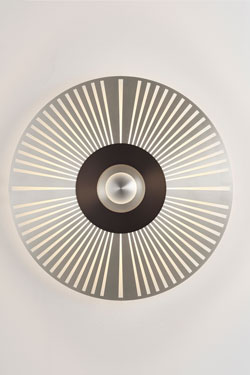Atmos Éclat applique Art Déco argentée - Applique by CVL Luminaires