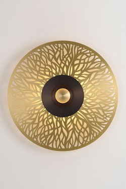 Atmos Racine grande applique ronde en laiton - Applique by CVL Luminaires