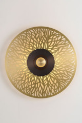 Atmos Racine grande applique ronde en laiton - Applique by CVL Luminaires