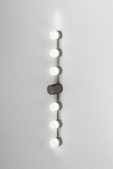 Backstage applique de salle de bain 6 lumières en graphite poli - Salle de bains by CVL Luminaires