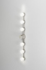 Backstage 6-light bathroom wall lamp in polished nickel - Bathroom lighting by CVL Luminaires