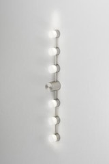 Backstage 6-light bathroom wall lamp in satined nickel - Bathroom lighting by CVL Luminaires