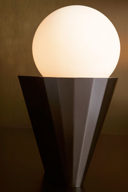 Cornet bathroom black graphite wall light  in cone shape