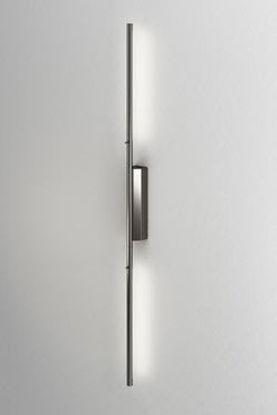 IP Link bathroom wall lamp black graphite polished finish 96 cm - Bathroom lighting by CVL Luminaires