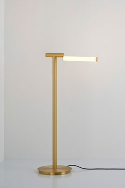 Signal gold floor reading swivel lamp - Floor lamps by CVL Luminaires