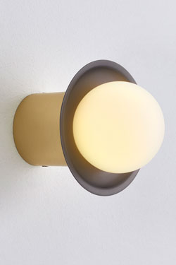 Janed petite applique murale noire et or - Applique by CVL Luminaires