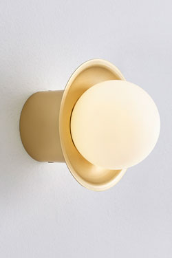 Janed petite applique rétro dorée - Applique by CVL Luminaires
