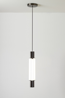 Signal chandelier, design pendant in graphite metal and LED lighting - Pendants by CVL Luminaires