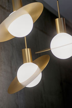 Small pendant very original design, Saturn - Pendants by CVL Luminaires