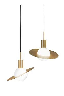 Petite suspension design très originale, Saturne