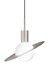 Saturne XS suspension planète argentée - Suspension by CVL Luminaires