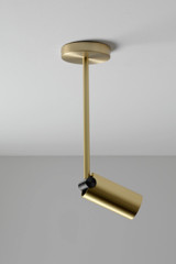 Spot design, satin brass and graphite Calé (e) XL - Spotlights by CVL Luminaires