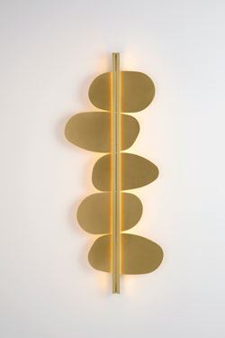Strate Stone applique contemporaine en laiton  - Applique by CVL Luminaires