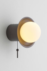 Janed glass ball wall light with pull cord - Wall lights by CVL Luminaires