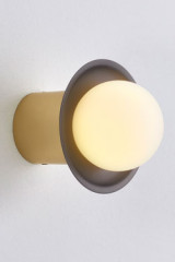 Janed small wall light black and gold - Wall lights by CVL Luminaires
