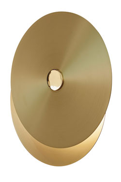 Round wall lamp 2 discs small model Eclipse