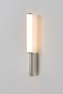 Signal 445 neon wall light satin nickel finish - Wall lights by CVL Luminaires