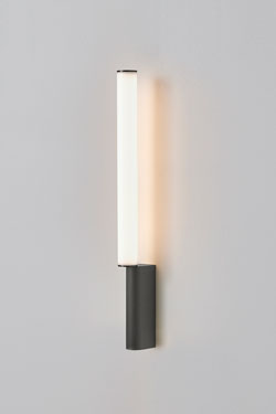 Signal 445 retro style wall lamp satined black