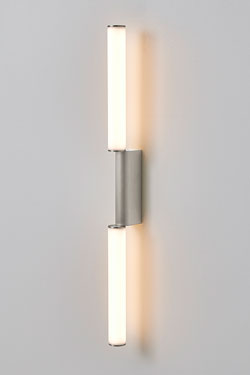 Signal 720 double silver retro style wall light  - Wall lights by CVL Luminaires