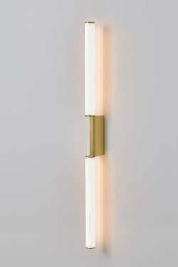 Signal 920 gold double neon retro-contemporary style wall light - Wall lights by CVL Luminaires