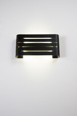 Organ black, rectangular and openwork wall light - Wall lights by Dark