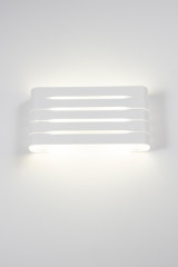 Organ white, rectangular and openwork wall light - Wall lights by Dark