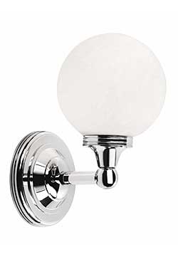 Applique boule pour salle de bain en chrome et verre dépoli Austen 4 - Salle de bains by Elstead Lighting