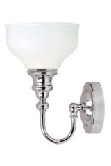 Applique chrome et verre pour salle de bain Cheadle  - Salle de bains by Elstead Lighting