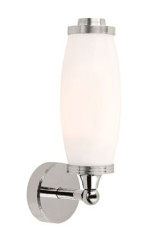 Applique chromée de salle de bain Eliot style anglais - Salle de bains by Elstead Lighting