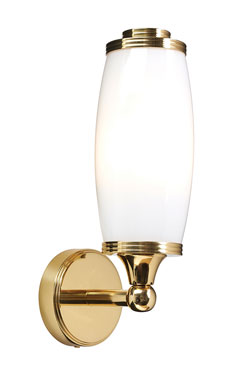 Applique de salle de bain Eliot en laiton doré - Salle de bains by Elstead Lighting