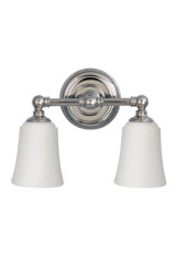 Applique double Huguenot Lake - Salle de bains by Elstead Lighting