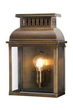 Applique d'extérieur en laiton antique Westminster - Applique d'extérieur by Elstead Lighting