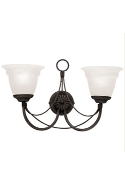 Applique 2 lumières gothique Carisbrooke - Applique by Elstead Lighting