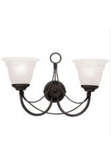 Applique 2 lumières gothique Carisbrooke - Applique by Elstead Lighting