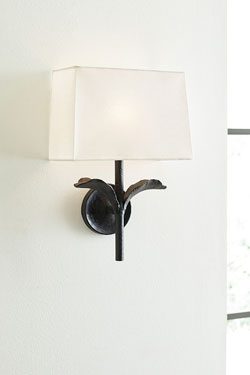 Applique noire en fer forgé Georgia