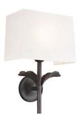 Applique noire en fer forgé Georgia - Applique by Elstead Lighting
