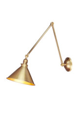 Applique rétro en laiton vieilli Provence - Applique by Elstead Lighting