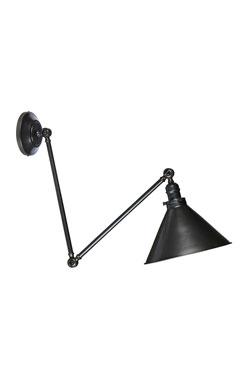 Applique rétro Provence en bronze patiné noir - Applique by Elstead Lighting